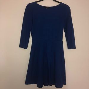 blue skater dress